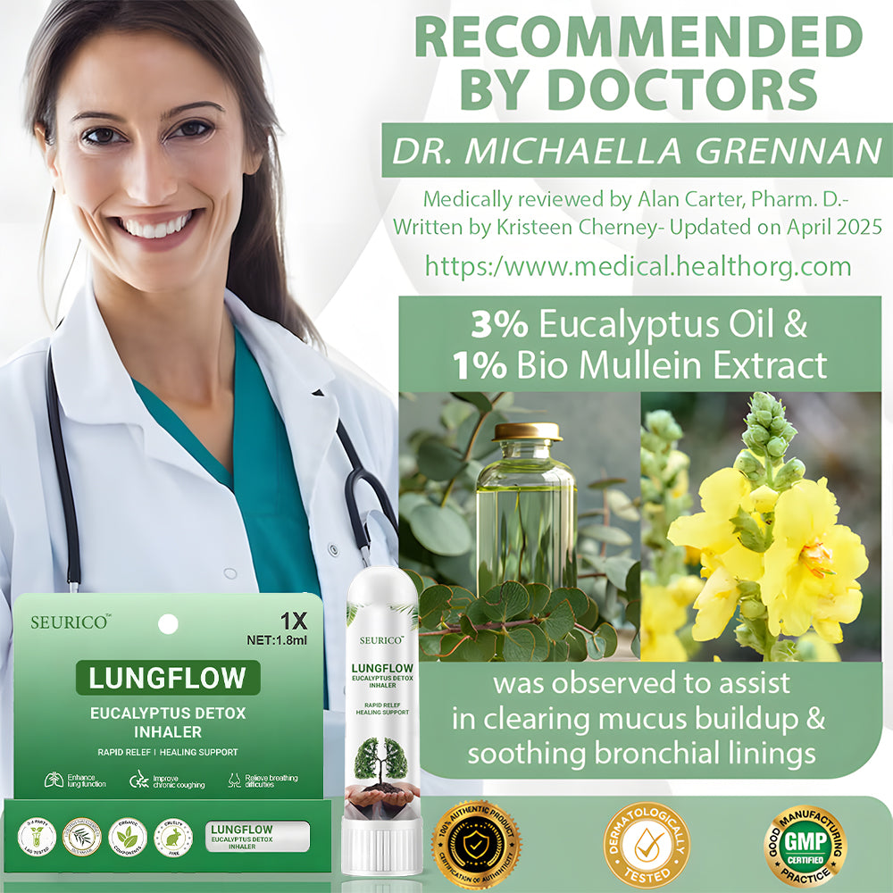 Seurico™ LungFlow Eucalyptus Detox Inhaler