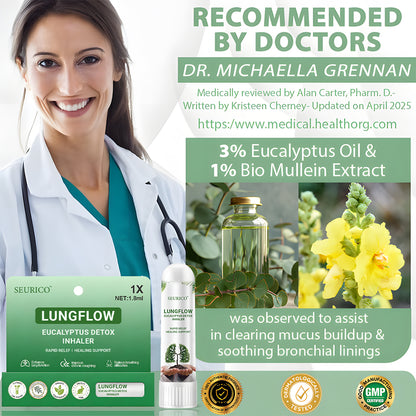 Seurico™ LungFlow Eucalyptus Detox Inhaler