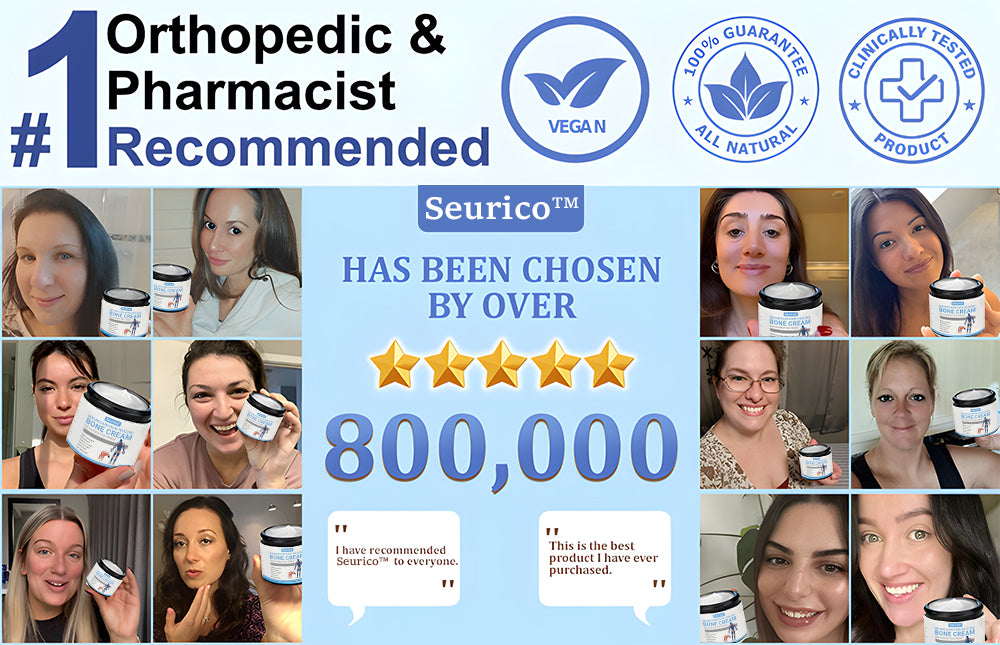 ✅HSE Approved: Seurico™ Magnesium Pain Healing Bone Cream ( Relief of neuropathy, muscle spasms, chronic pain, twitches or cramps, poor bone health and other arthritis)