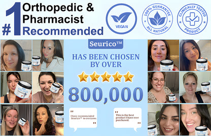 ✅HSE Approved: Seurico™ Magnesium Pain Healing Bone Cream ( Relief of neuropathy, muscle spasms, chronic pain, twitches or cramps, poor bone health and other arthritis)