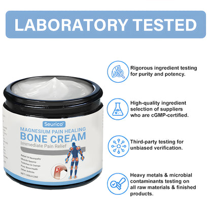 ✅HSE Approved: Seurico™ Magnesium Pain Healing Bone Cream ( Relief of neuropathy, muscle spasms, chronic pain, twitches or cramps, poor bone health and other arthritis)