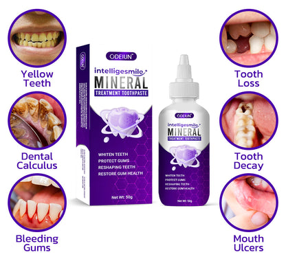 Odeiun™ IntelliSmile Mineral Treatment Toothpaste – Strengthen, Whiten, and Protect!
