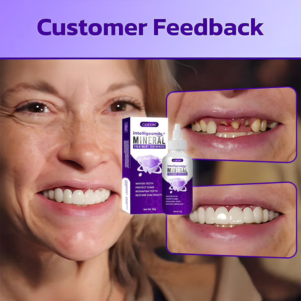 Odeiun™ IntelliSmile Mineral Treatment Toothpaste – Strengthen, Whiten, and Protect!