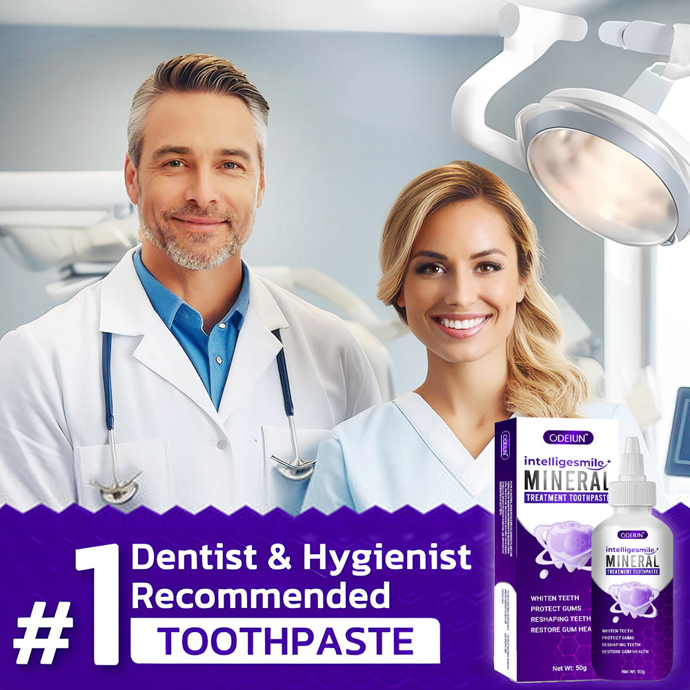 Odeiun™ IntelliSmile Mineral Treatment Toothpaste – Strengthen, Whiten, and Protect!