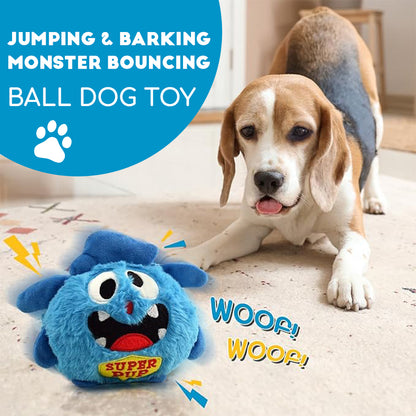 🐶 Jumping and Barking Monster Bouncing Ball Dog Toy 🐾