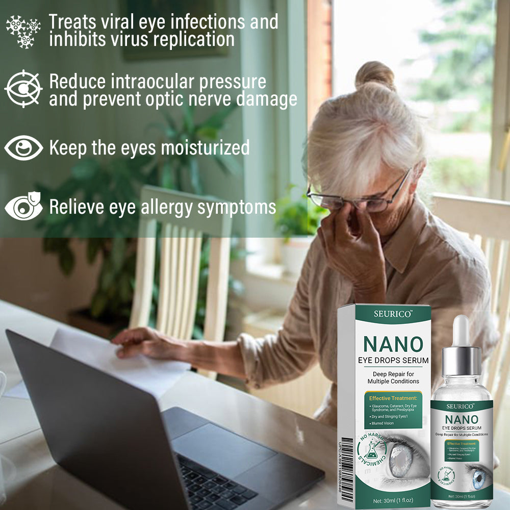 👩‍⚕️Seurico™ Nano Eye Drops Serum ✅FDA Approved(Suitable for presbyopia, dry eye syndrome, glaucoma, and cataracts) 🌻