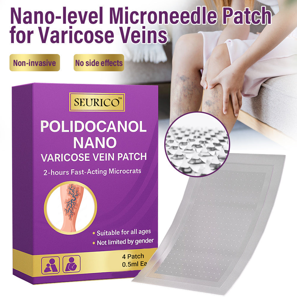 Seurico™ Polidocanol Nano Varicose Vein Relief Patch 👩🏼‍⚕️ Clinically Recommended by NICE (National Institute for Health and Care Excellence)