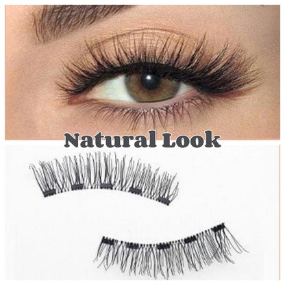 Negusy™ REUSABLE MAGNETIC EYELASH SET ✨ — No Glue, No Fuss, Just Flawless Lashes in 3 Seconds! 💨