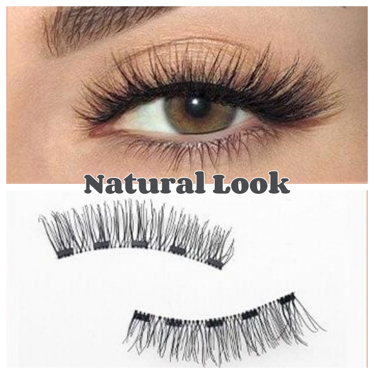 Negusy™ REUSABLE MAGNETIC EYELASH SET ✨ — No Glue, No Fuss, Just Flawless Lashes in 3 Seconds! 💨