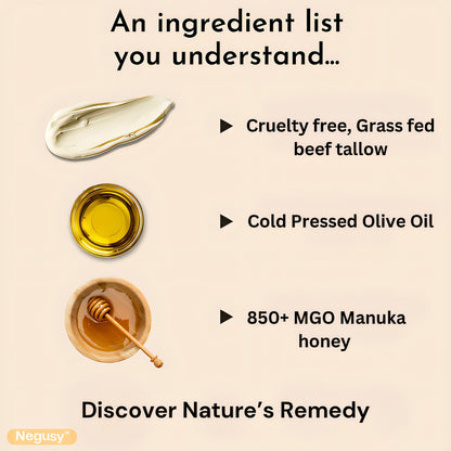 Negusy™ Whipped Beef Tallow & HoneyBalm