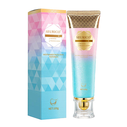 🦷 Seurico™ Niacinamide Whitening Toothpaste - Gentle on Gums, Designed for Sensitive Teeth, Reveals a Radiant, Healthy Smile