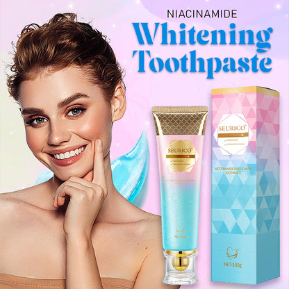 🦷 Seurico™ Niacinamide Whitening Toothpaste - Gentle on Gums, Designed for Sensitive Teeth, Reveals a Radiant, Healthy Smile