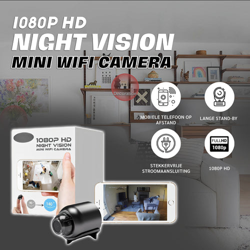 1080P HD Night Vision Mini WIFI Camera