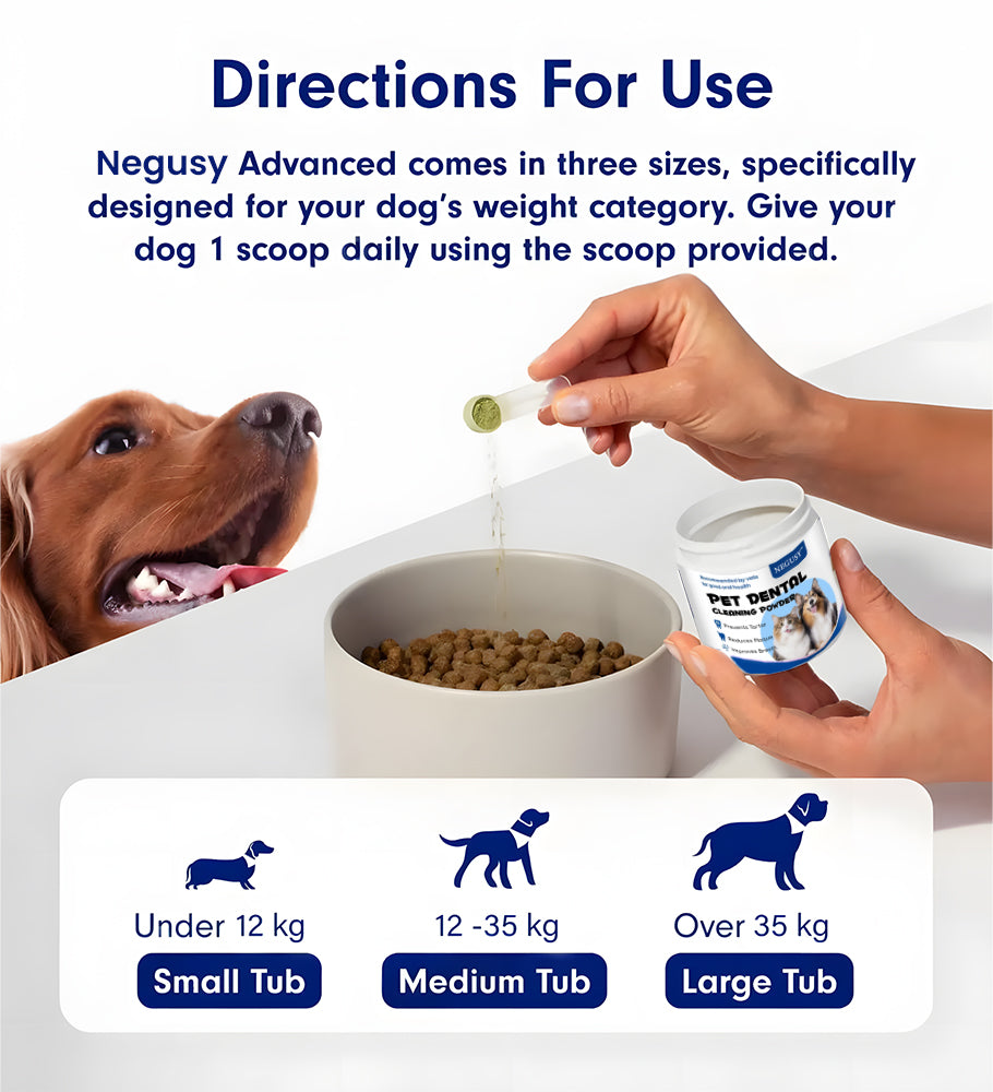 【Official Store】Negusy™ Pet Dental Powder – Freshen Breath, Regenerate Teeth & Remove Tartar – Last Day! 70% OFF!