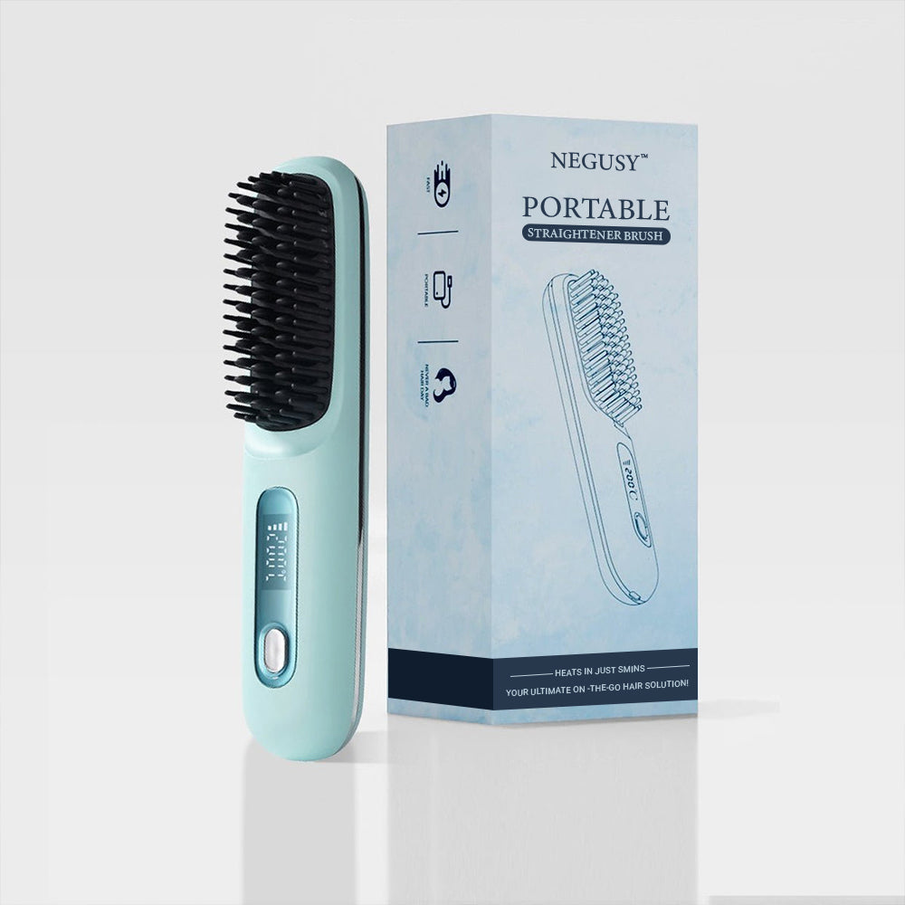 Negusy™ Portable Straightener Brush PRO
