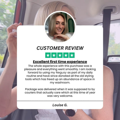 Negusy™ Portable Straightener Brush PRO