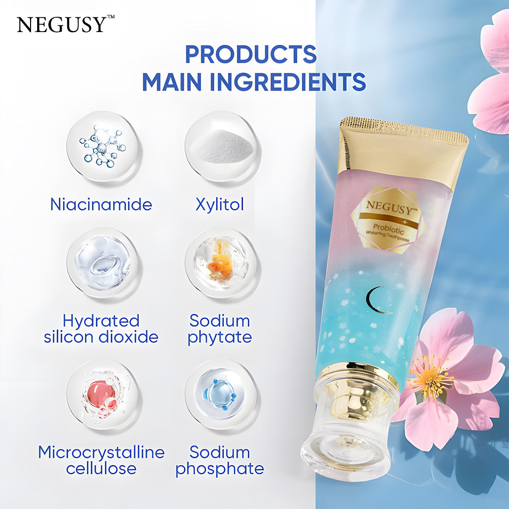 Negusy™ Probiotic Shine Whitening Toothpaste🦷