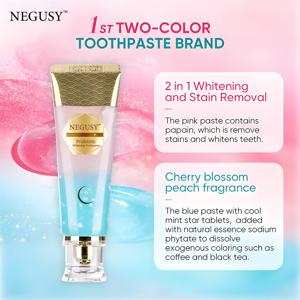 Negusy™ Probiotic Shine Whitening Toothpaste🦷