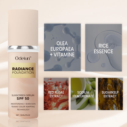 Odeiun™ Radiance Foundation ACE 1 🌟 | Luxury in a Bottle, Beauty You Deserve