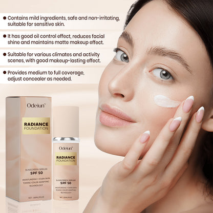 Odeiun™ Radiance Foundation ACE 1 🌟 | Luxury in a Bottle, Beauty You Deserve