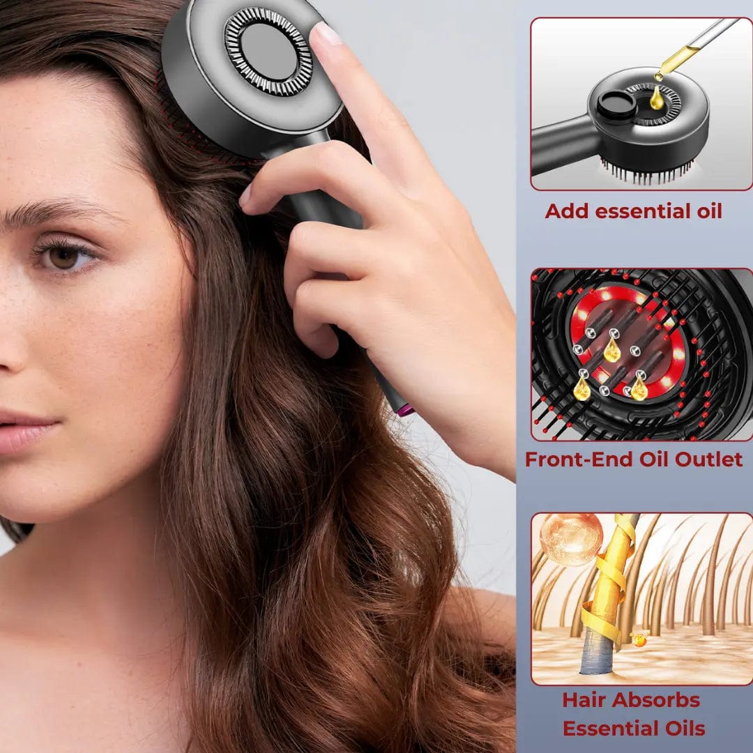 Red Light Therapy Electric Scalp Massager：Stimulate Hair Growth, Soothe Your Scalp, and Enjoy a Spa-Like Relaxation Experience!