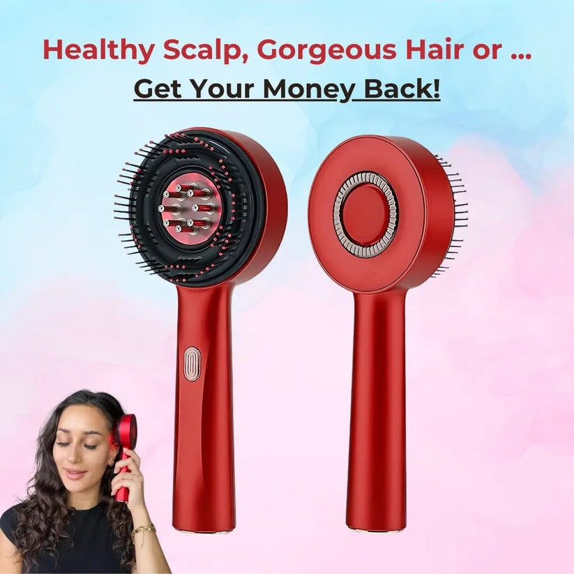 Red Light Therapy Electric Scalp Massager：Stimulate Hair Growth, Soothe Your Scalp, and Enjoy a Spa-Like Relaxation Experience!