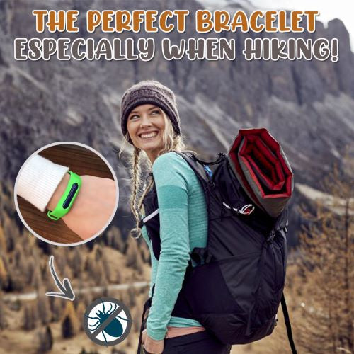 Odeiun™ Advanced Protective Insect Repellent Band-Premium Natural Anti-Flea, Tick & Mosquito Repellent Band for Outdoor Enthusiasts