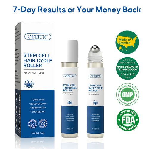 ✅Official Store: ODEIUN™ Advanced Stem Cell Hair Revival Roller 🌿💡 – Natural Formula, Visible Results in 7 Days(🔥UP TO 80% OFF)