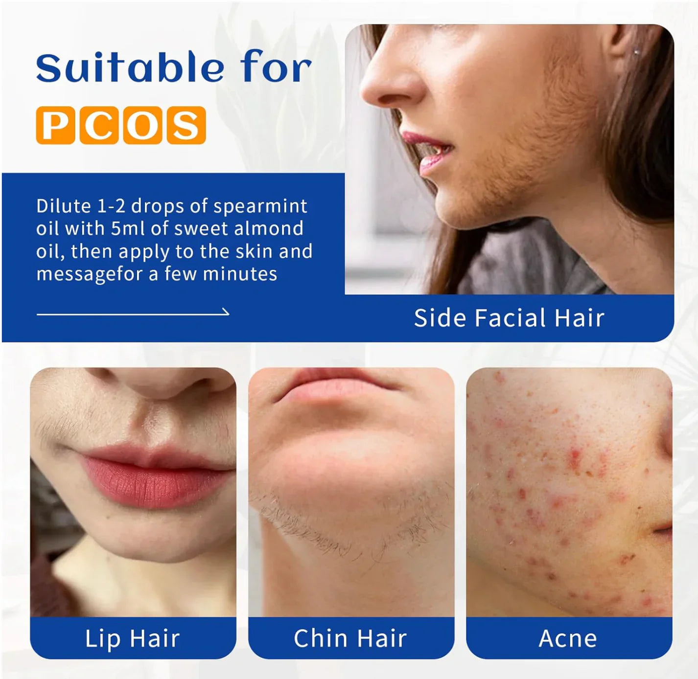 100% Pure Removal Hair Spearmint Oil