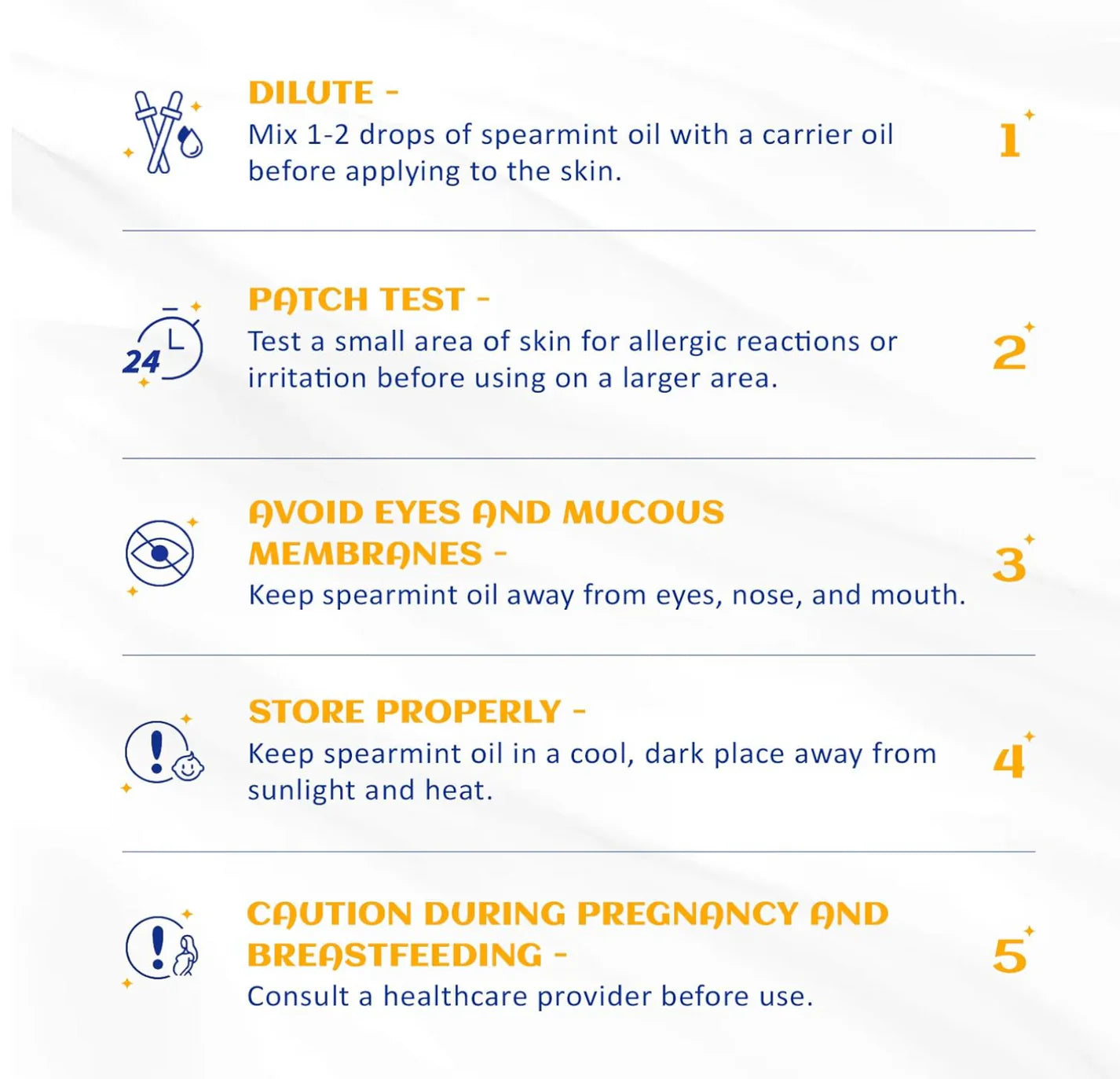 100% Pure Removal Hair Spearmint Oil