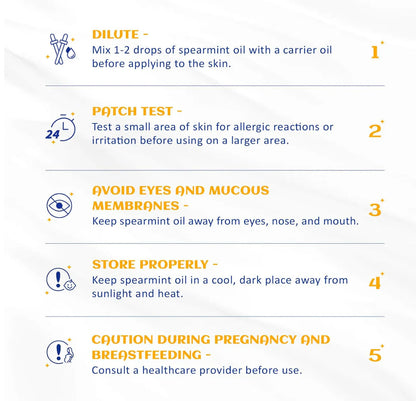 100% Pure Removal Hair Spearmint Oil