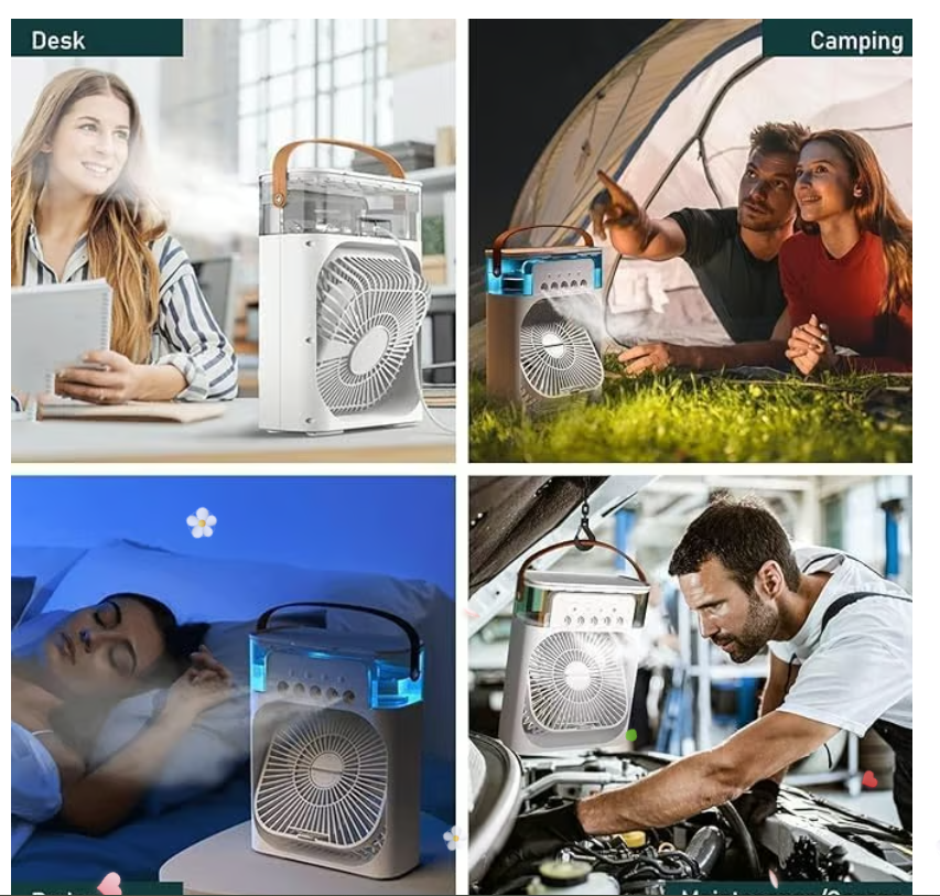 Summer Hot Sale 49% OFF🔥Portable Humidifier Air Cooler Mist Fan