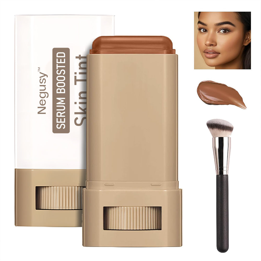 🔥🔥Foundation Stick Beauty Balm Serum Boosted Skin Tint🎁free-concealer-brush