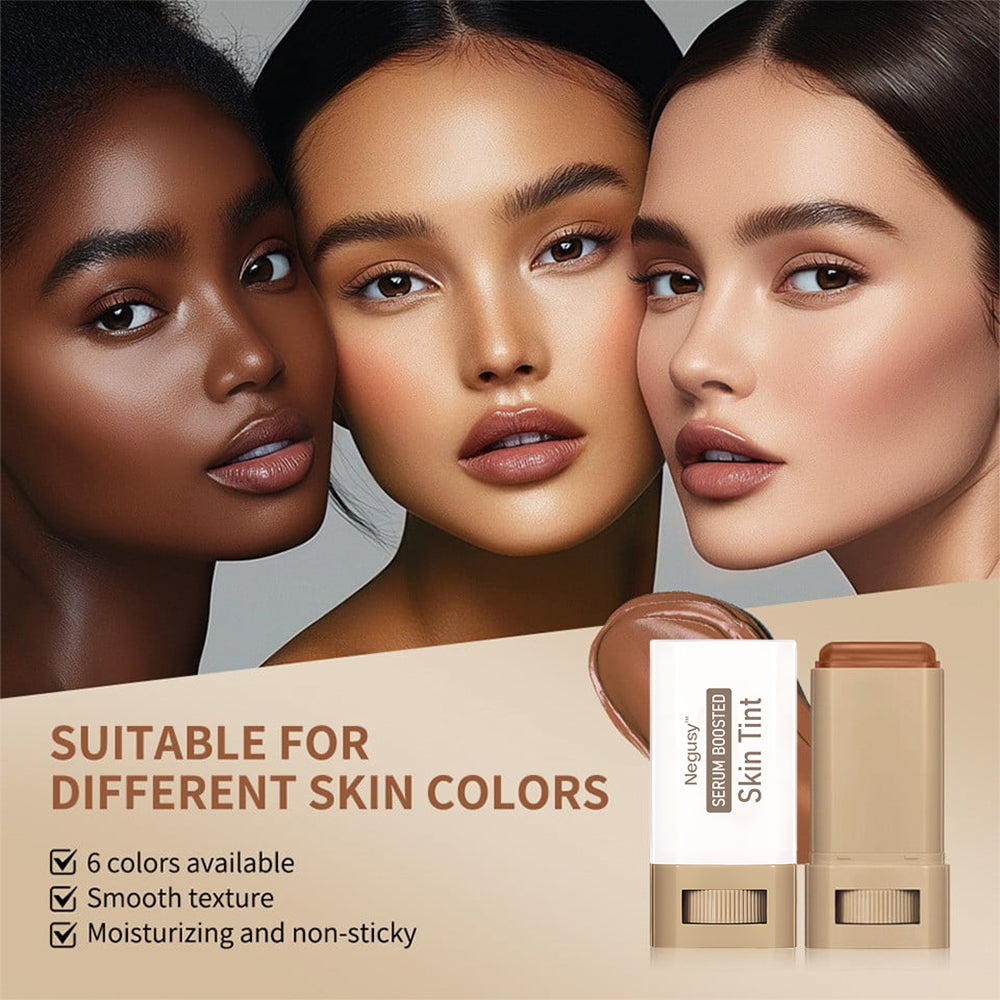 🔥🔥Foundation Stick Beauty Balm Serum Boosted Skin Tint🎁free-concealer-brush