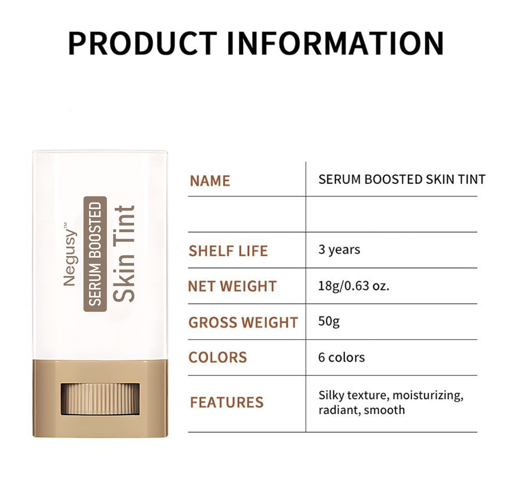 🔥🔥Foundation Stick Beauty Balm Serum Boosted Skin Tint🎁free-concealer-brush