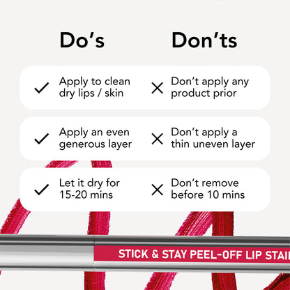 Zakdavi™Stick & Stay Peel-off Lip Stain-✨Long-lasting color lock, waterproof and smudge-resistant✨