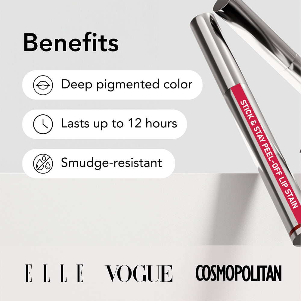 Zakdavi™Stick & Stay Peel-off Lip Stain-✨Long-lasting color lock, waterproof and smudge-resistant✨