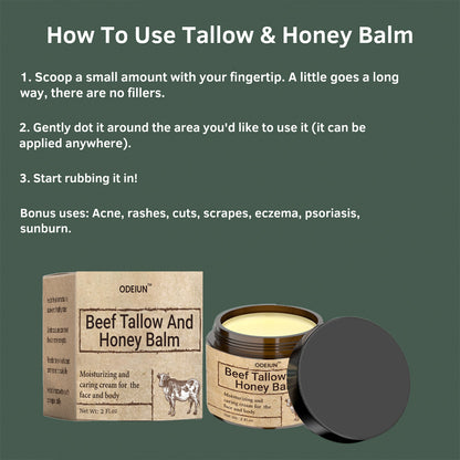 Beef Tallow & Honey Balm