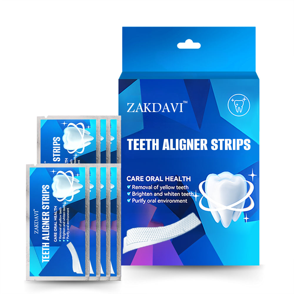 Zakdavi™ Whitening & Aligning Strips – Achieve a Perfect Smile in Less Than a Month, No Braces Needed!
