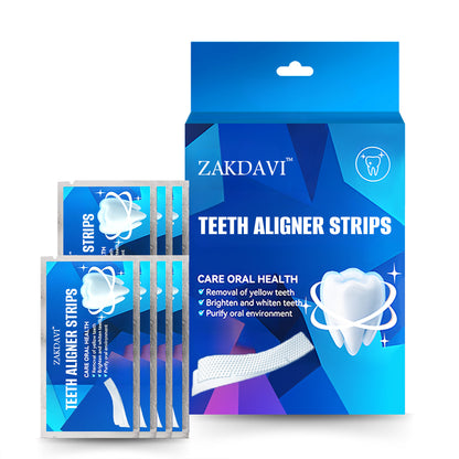 Zakdavi™ Whitening & Aligning Strips – Achieve a Perfect Smile in Less Than a Month, No Braces Needed!