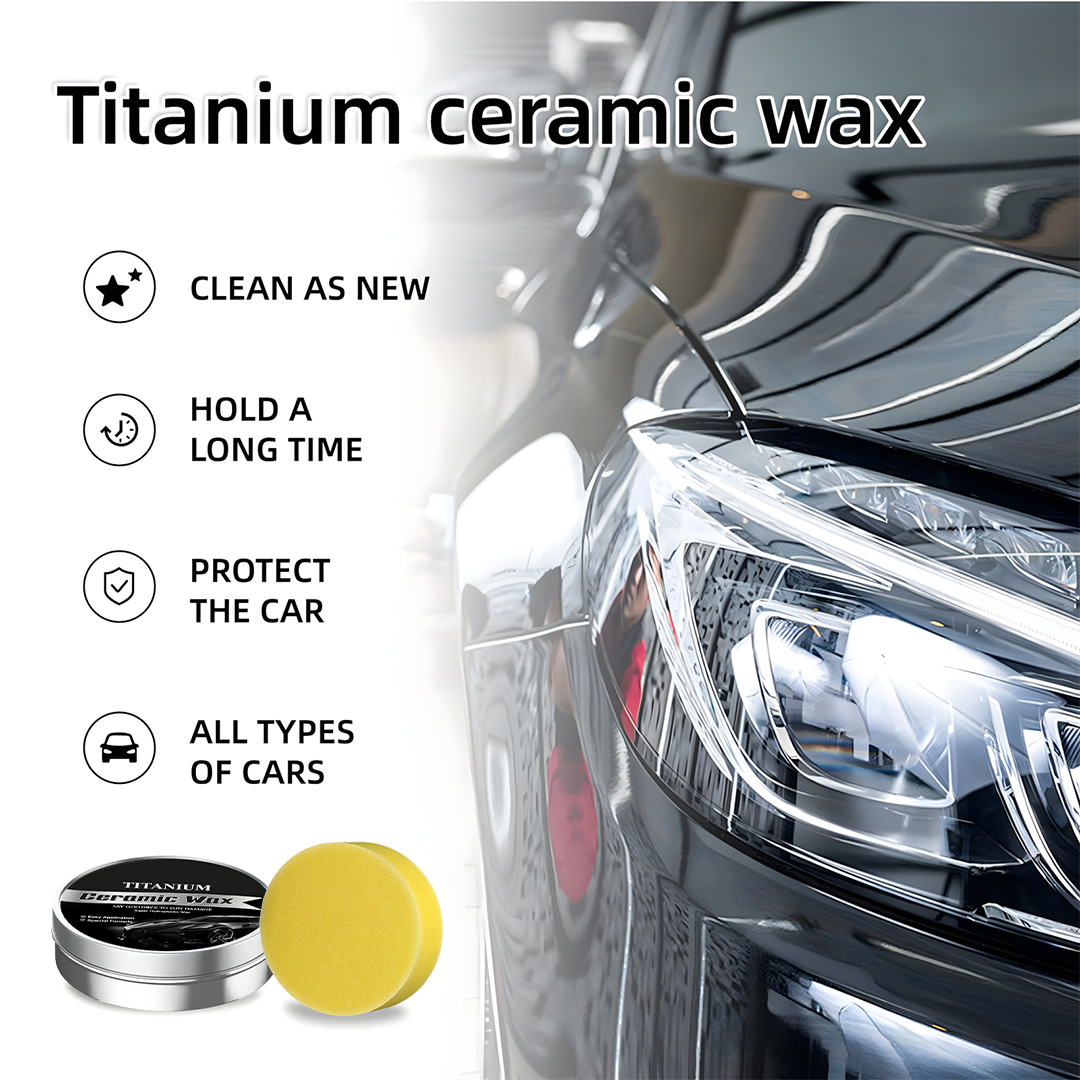 🔥 Final Day: 49% OFF - Titanium Ceramic Wax Cream for Ultimate Car Protection 🚗✨