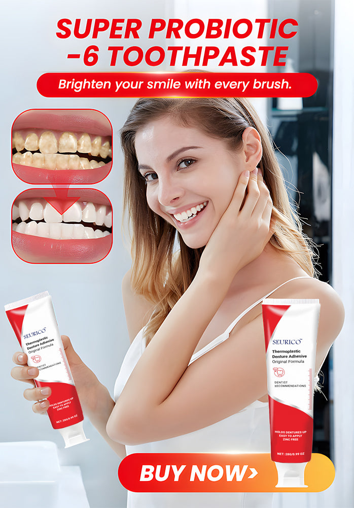 🔥 Seurico™ Probiotic Power 6 Toothpaste: Balance & Strengthen Oral Microbiota