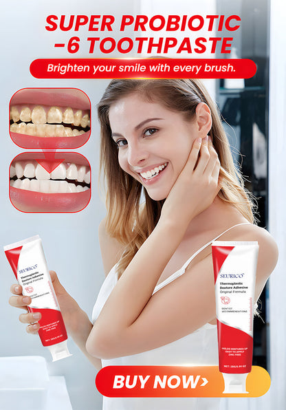 🔥 Seurico™ Probiotic Power 6 Toothpaste: Balance & Strengthen Oral Microbiota
