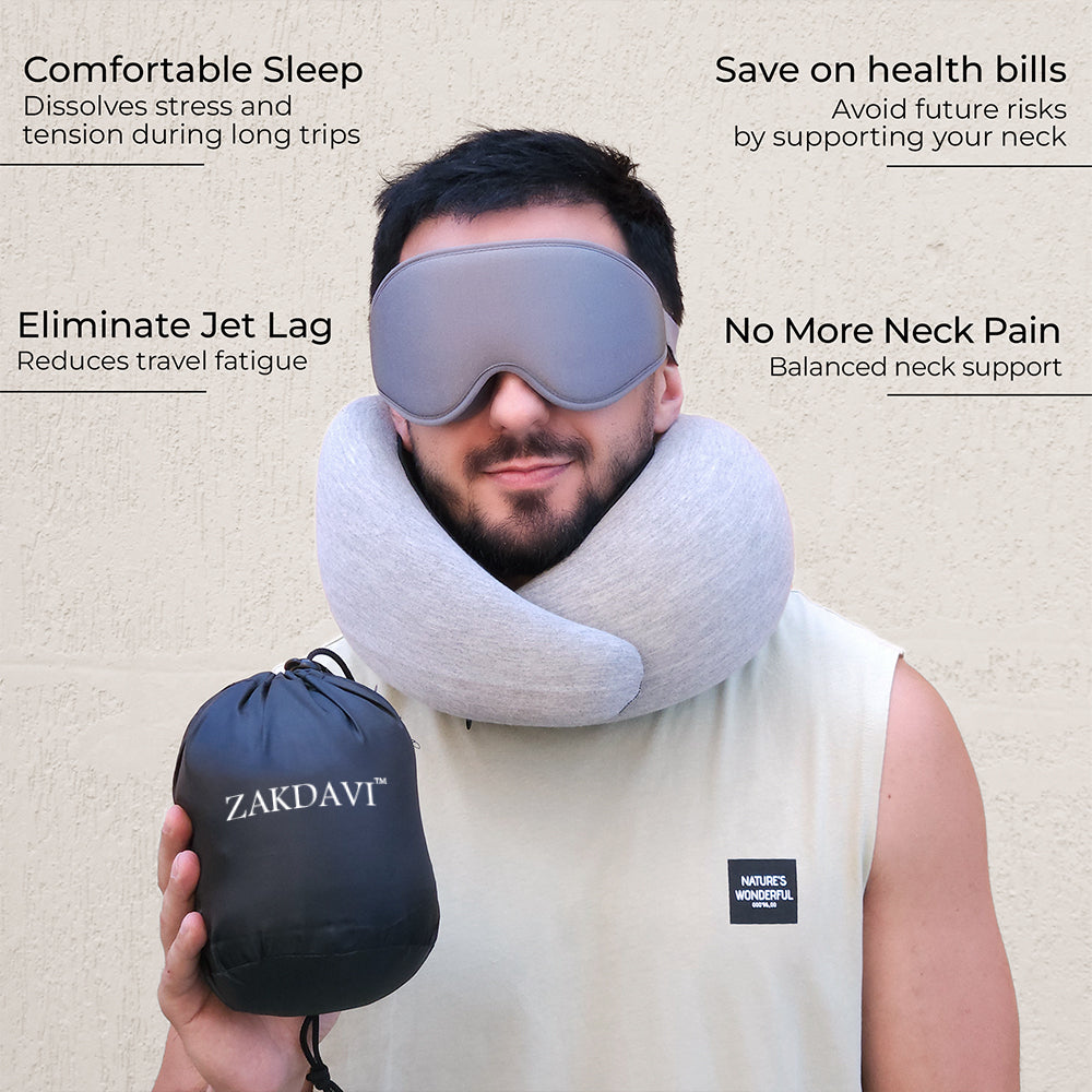Zakdavi™ Travel Pillow | Ultimate Kit