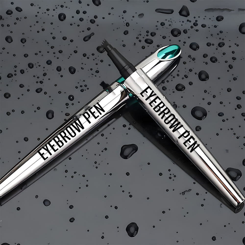 3D Waterproof Microblading Eyebrow Pen 4 Fork Tip Tattoo Pencil