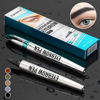 3D Waterproof Microblading Eyebrow Pen 4 Fork Tip Tattoo Pencil