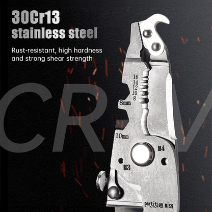 Multifunctional Folding Wire Stripper-Professional Electrician Tool