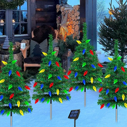 🎄 Christmas Flash Deal 🎁 | 4-in-1 Aurora Haven Solar-Powered Christmas Tree ✨ – Festive Glow, Energy-Saving, Waterproof & Easy Setup
