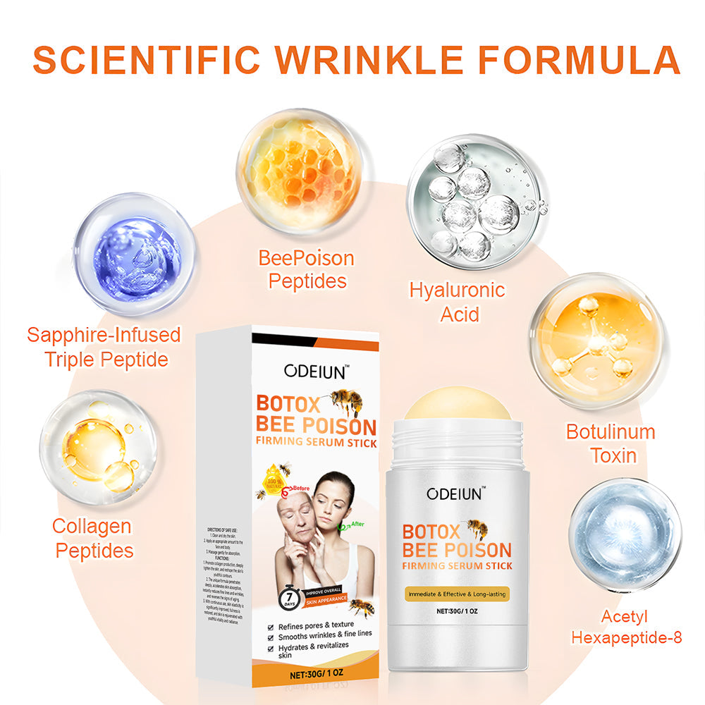 ⚡🔥Limited Time Only: Get 50% Off Now! 🎁 Odeiun™ Botox Bee Venom Firming Serum Stick