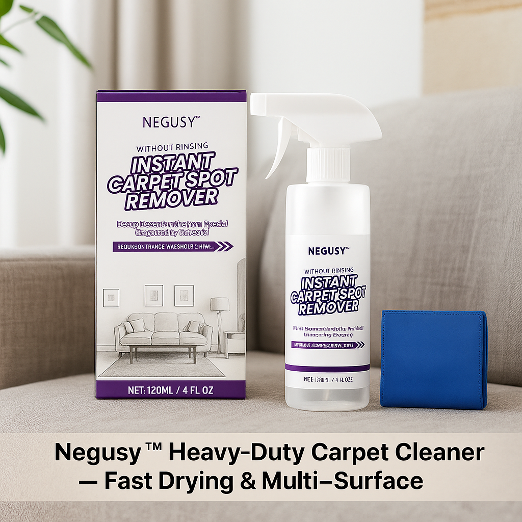 🔥2025 Hot Sale🔥Negusy™ Heavy-Duty Carpet Cleaner – Fast Drying & Multi-Surface